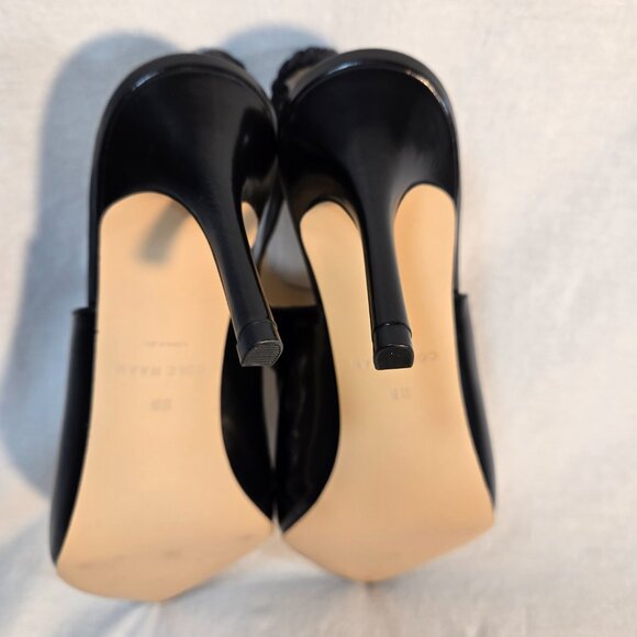 COLE HAAN Liesel Black Leather Slingback High Heel Pump Size 11B New NO Box! - Picture 12 of 16